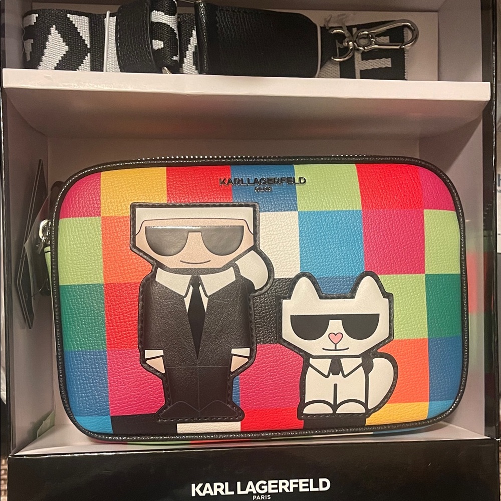 Karl Lagerfeld Colorful Character Crossbody Bag
